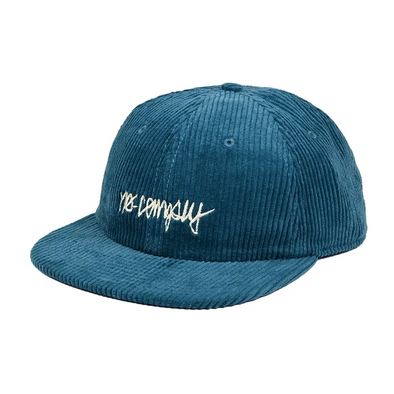 No-Comply Script Check Corduroy Hat - Teal