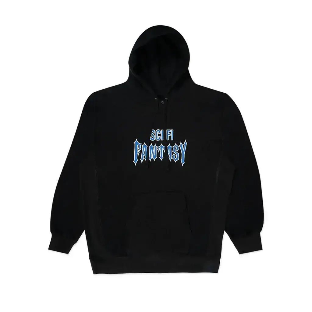Sci-Fi Fantasy Biker Logo Hoodie - Black – No Comply Skateshop Sci-Fi Fantasy Biker Logo Hoodie - Black – No Comply Skateshop