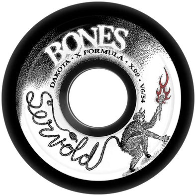 Bones Wheels Servold Eternal Search X-Formula Skateboard Wheels V6 Widecut 99A