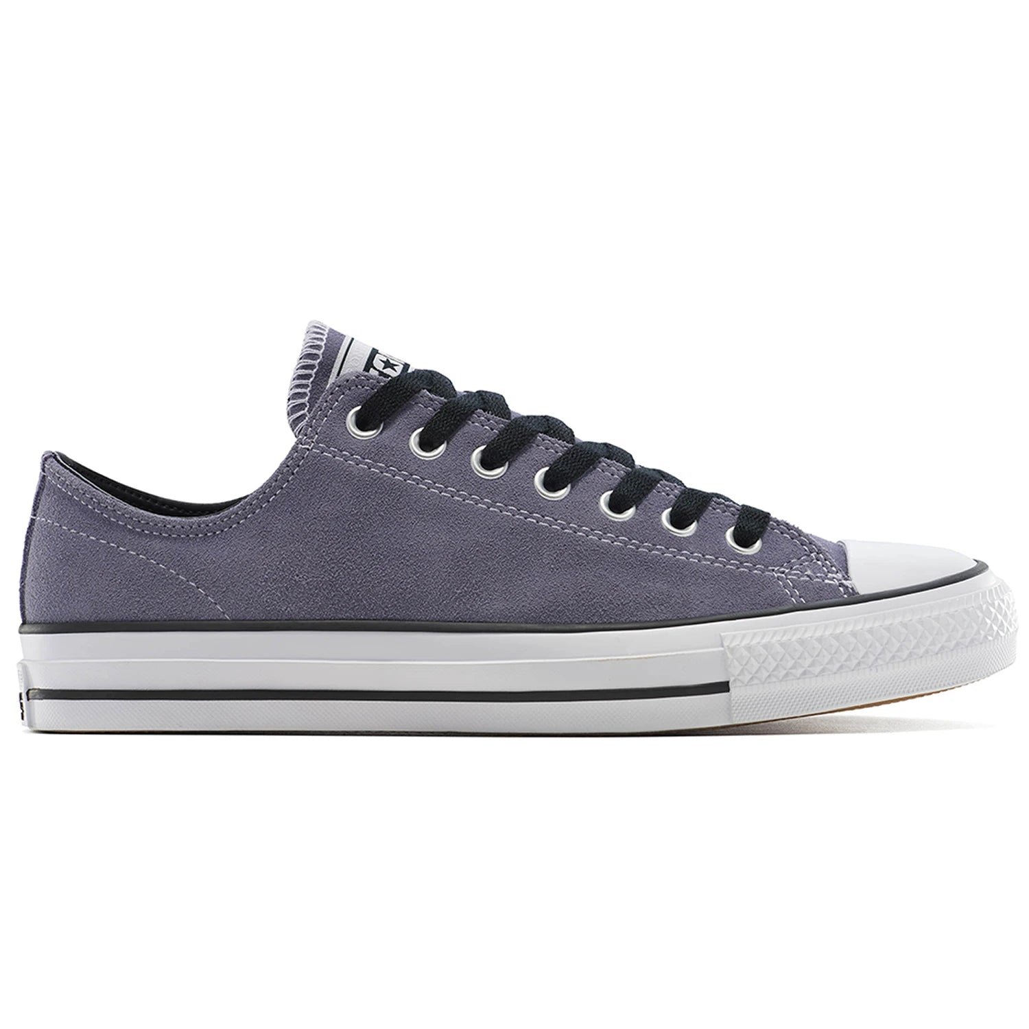 Gray Converse CONS CTAS Low sneaker with white sole on a white background