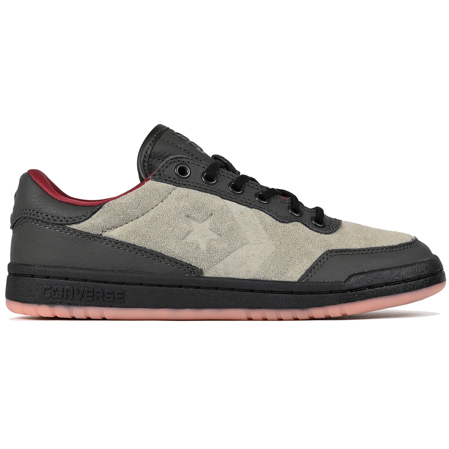 Converse CONS beluga/light field Fastbreak Low skateboarding sneaker by Jake Johnson on a white background