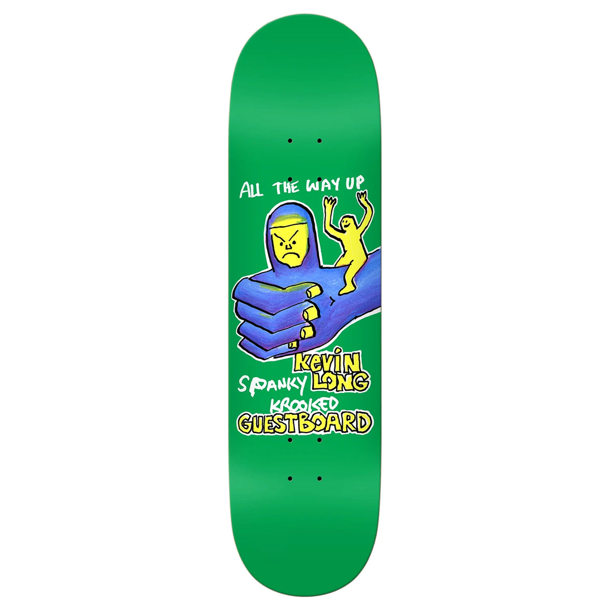 Krooked Skateboards Spanky Guest Deck 8.25 | No-Comply ATX – No
