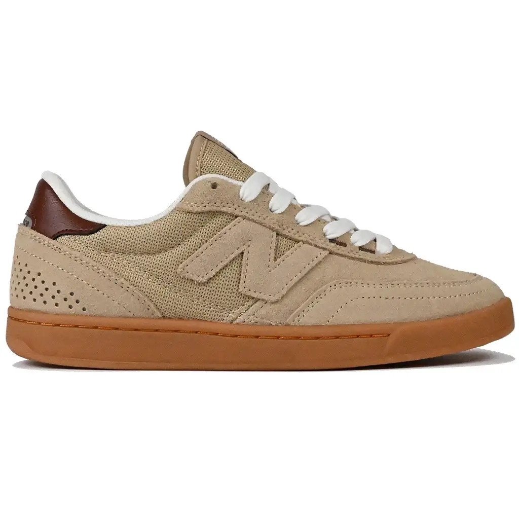 New Balance Numeric NM440 V2 shoe in Incense and Gum colorway, featuring a stylish design and durable construction.