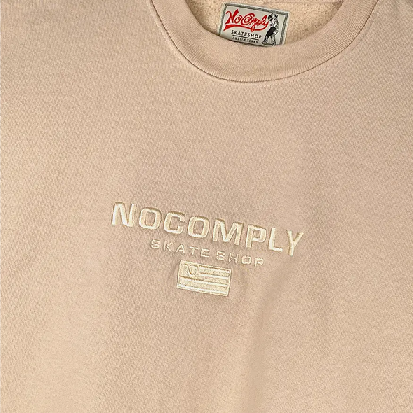 No-Comply NoCo Sport VCL Crew Sweatshirt - Ivory