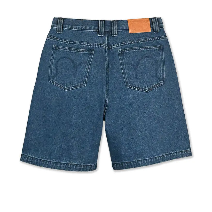No-Comply Denim Skate Jort - Indigo | No-Comply Skateshop – No
