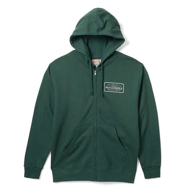No-Comply Locally Grown Zip Hoody - Washed Green
