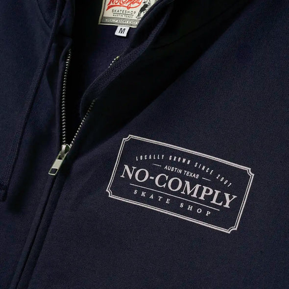 No-Comply Locally Grown Zip Hoody - Navy