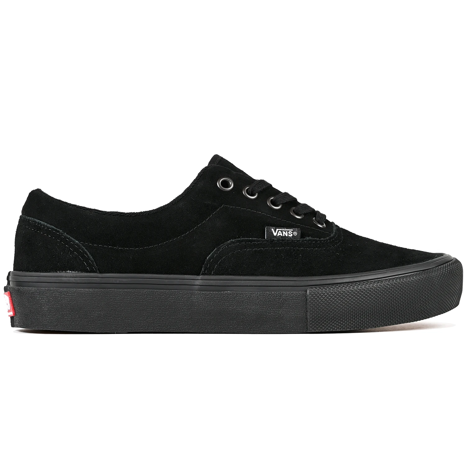 Black Vans Skateboarding Skate Era sneaker on a white background