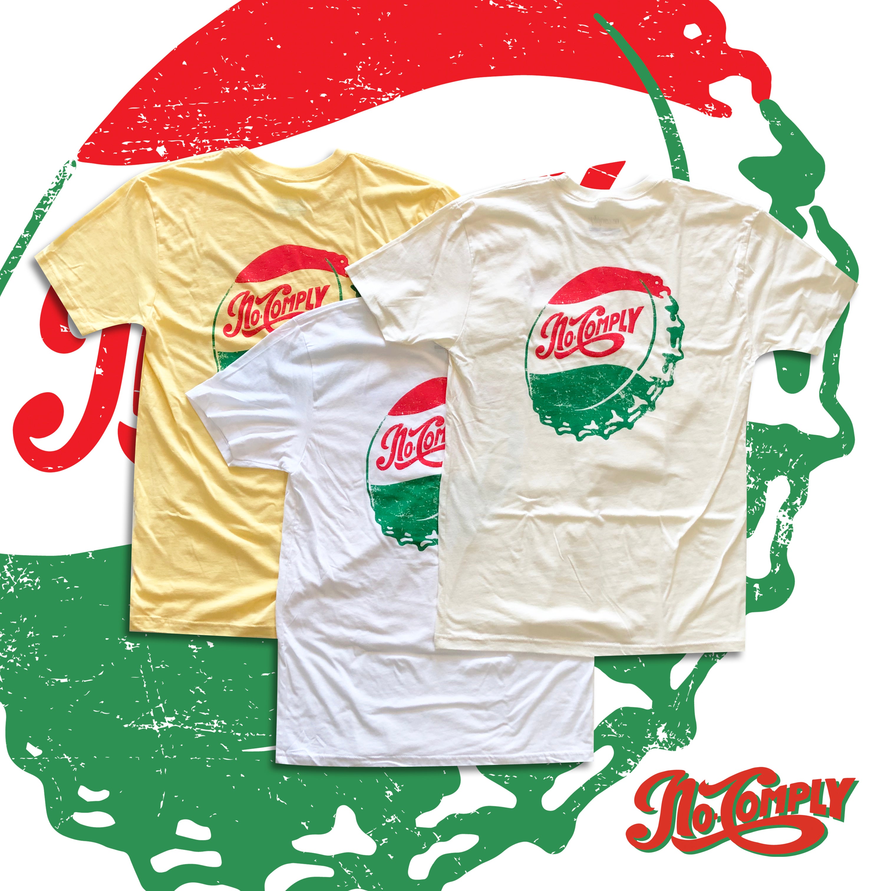 No-Comply Bottle Cap Tee