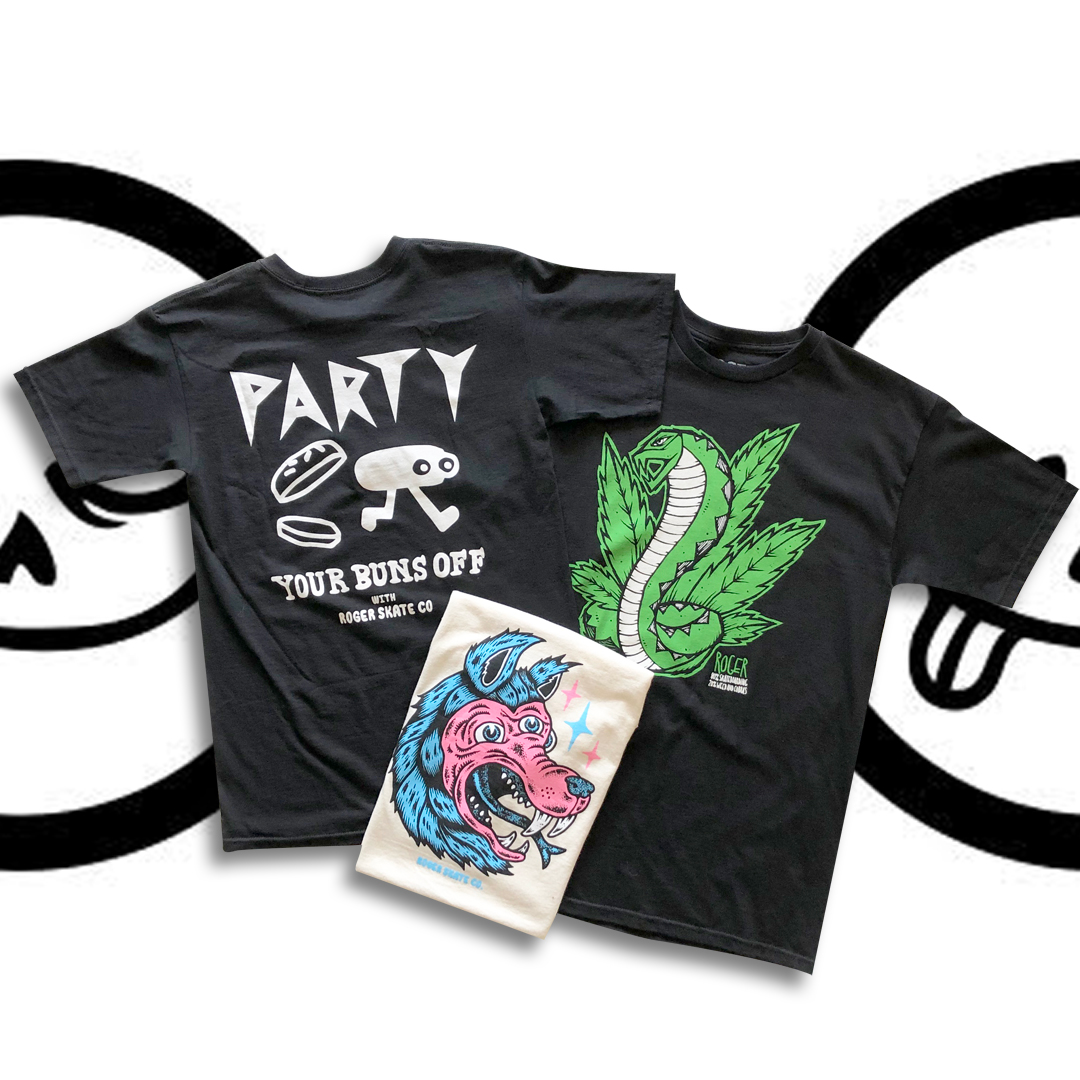 Roger Skate Co. Shirts