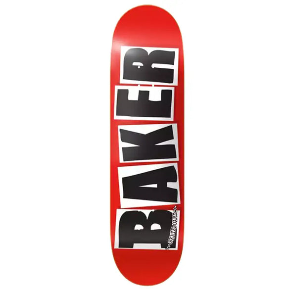 Tabla con logotipo de la marca Baker Skateboards 8.38