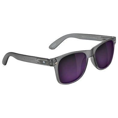 Glassy Leonard Polarized Sunglasses - Matte Transparent Grey