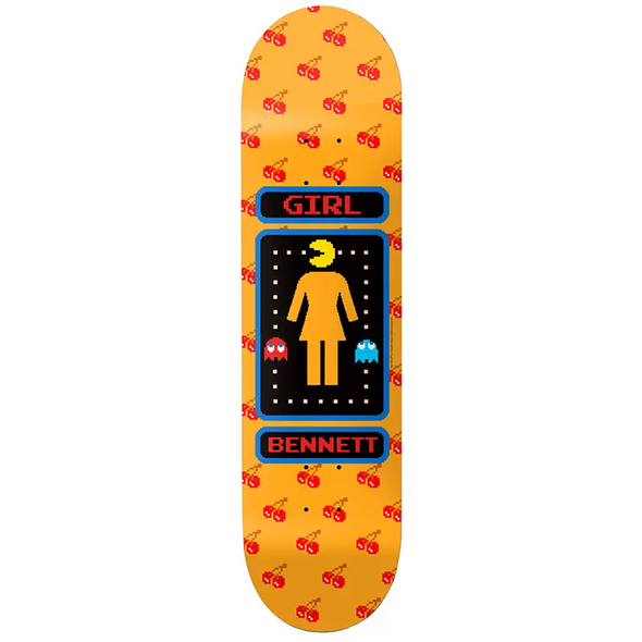 Girl Skateboards Bennett Pac-Man Deck 8.25