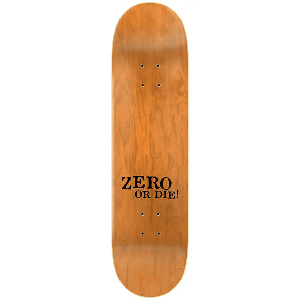 Zero Skateboards Zero Or Die Deck 8.25