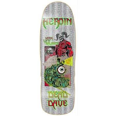 Heroin Skateboards Dead Dave Hellscape Deck 10.1