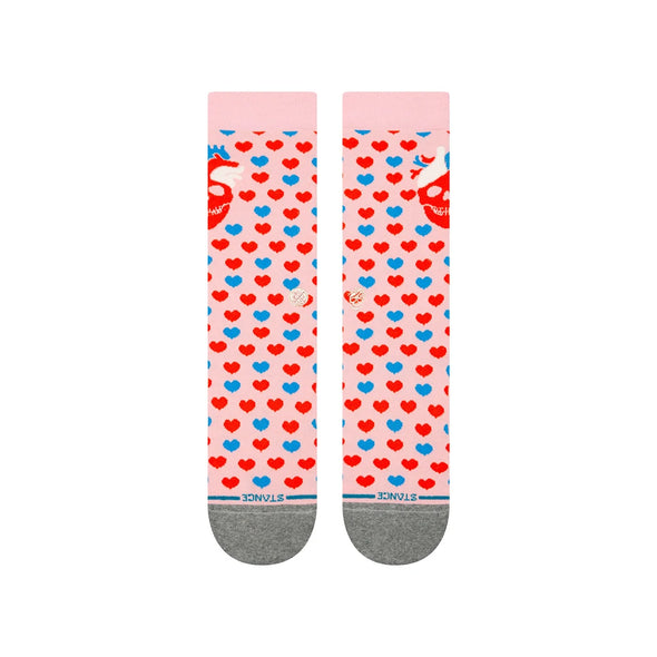 Stance Hearted Crew Socks - Pink