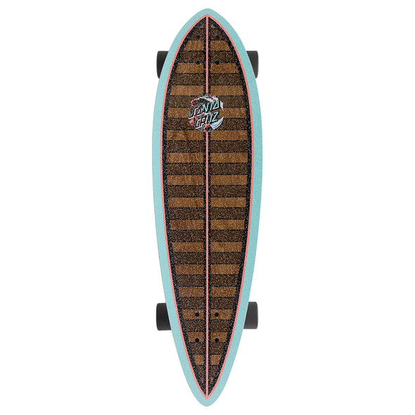 Santa Cruz Amoeba Dot Pintail Cruzer Monopatín Completo 9.58