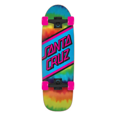 Santa Cruz Rainbow Tie Dye Street Skate Cruzer Complete Skateboard 8.79