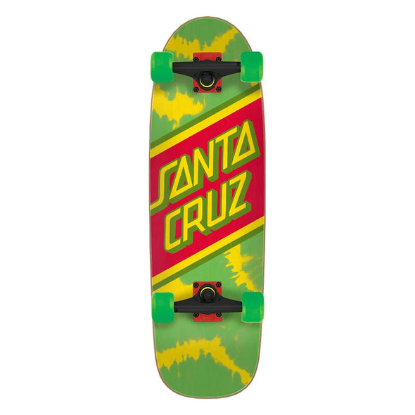 Santa Cruz Rainbow Tie Dye Street Skate Cruzer Skateboard completo 8.79