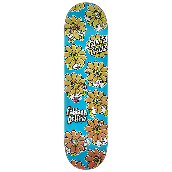 Santa Cruz Skateboards Delfino Wildflower VX Deck 8.25