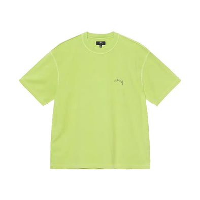 Stüssy Pigment Dyed Lazy Tee Shirt - Lime