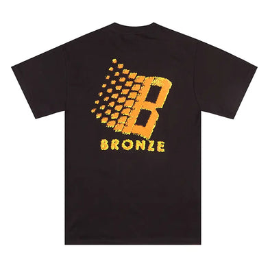 Bronze 56k B Logo Tee Shirt - Black
