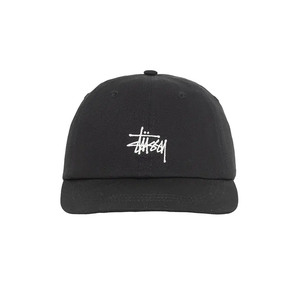 Stüssy Basic Stock Logo Low Profile Hat - Black