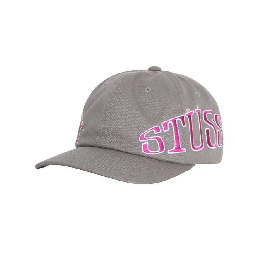 Stüssy Arc Low Pro Strapback Hat - Grey – No Comply Skateshop
