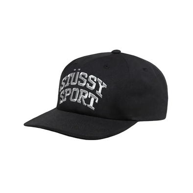 Stüssy Mid Depth Sport Hat - Black Metallic