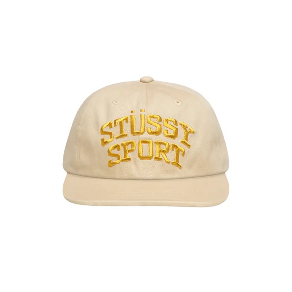 Stüssy Mid Depth Sport Hat - Natural Gold