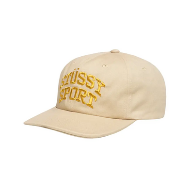 Stüssy Mid Depth Sport Hat - Natural Gold