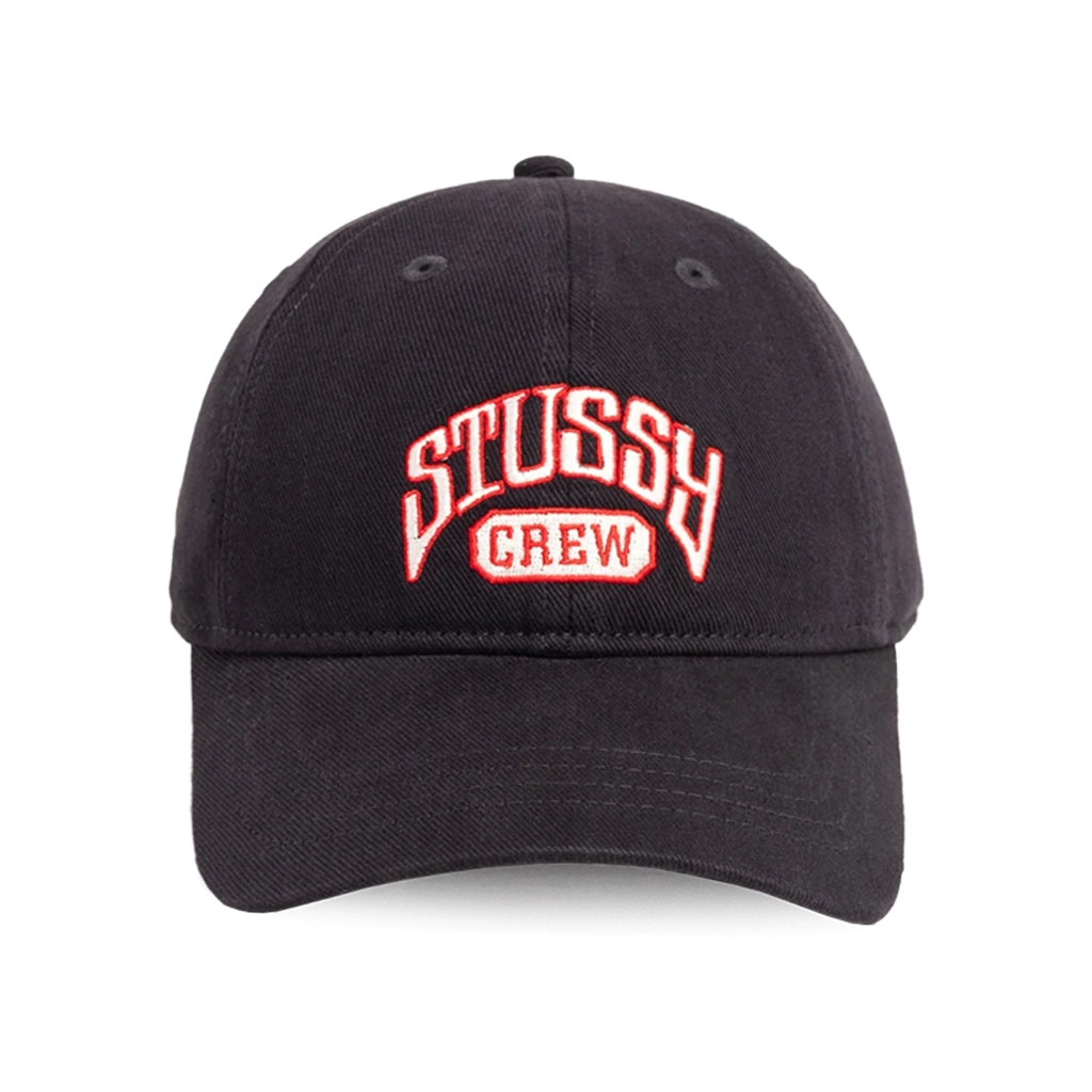 Stüssy Low Profile Crew Strapback Hat - Navy – No Comply Skateshop Stüssy Low Profile Crew Strapback Hat - Navy – No Comply Skateshop