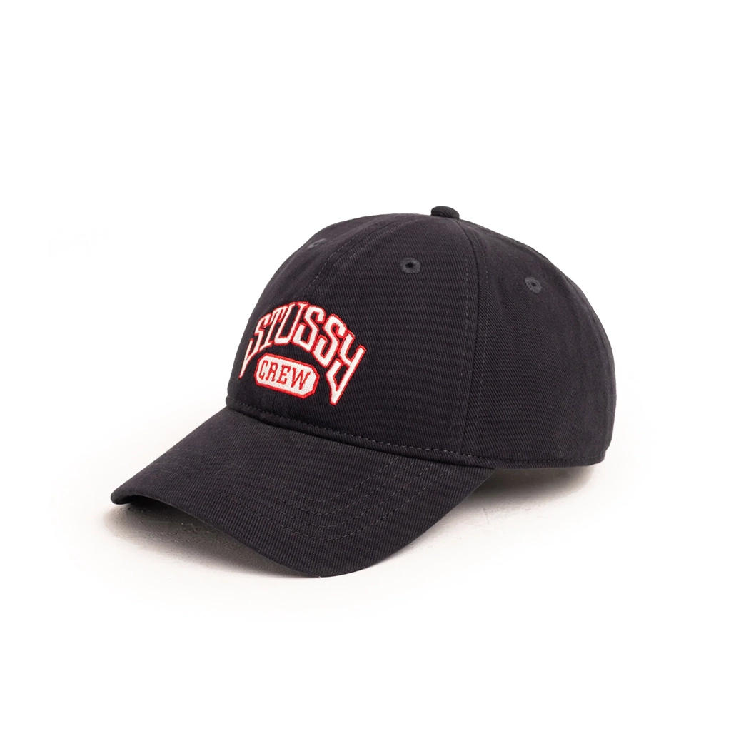 Stüssy Low Profile Crew Strapback Hat - Navy – No Comply Skateshop
