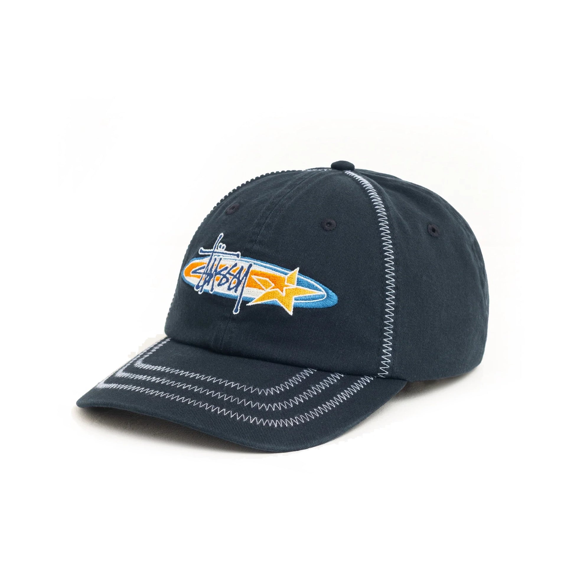 Stüssy Big Stock Mid Depth Hat - Woodland Camo | No-Comply Skateshop