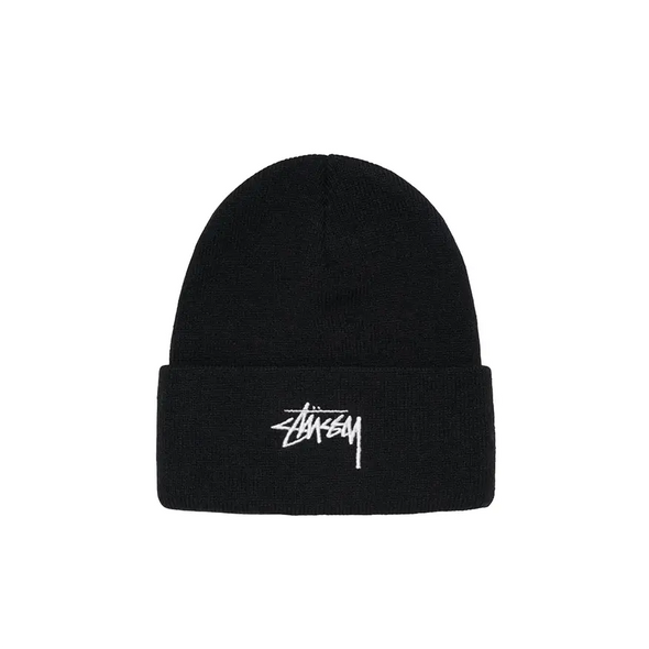 Stüssy Stock Cuff Beanie - Black