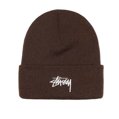 Stüssy Stock Cuff Beanie - Coffee