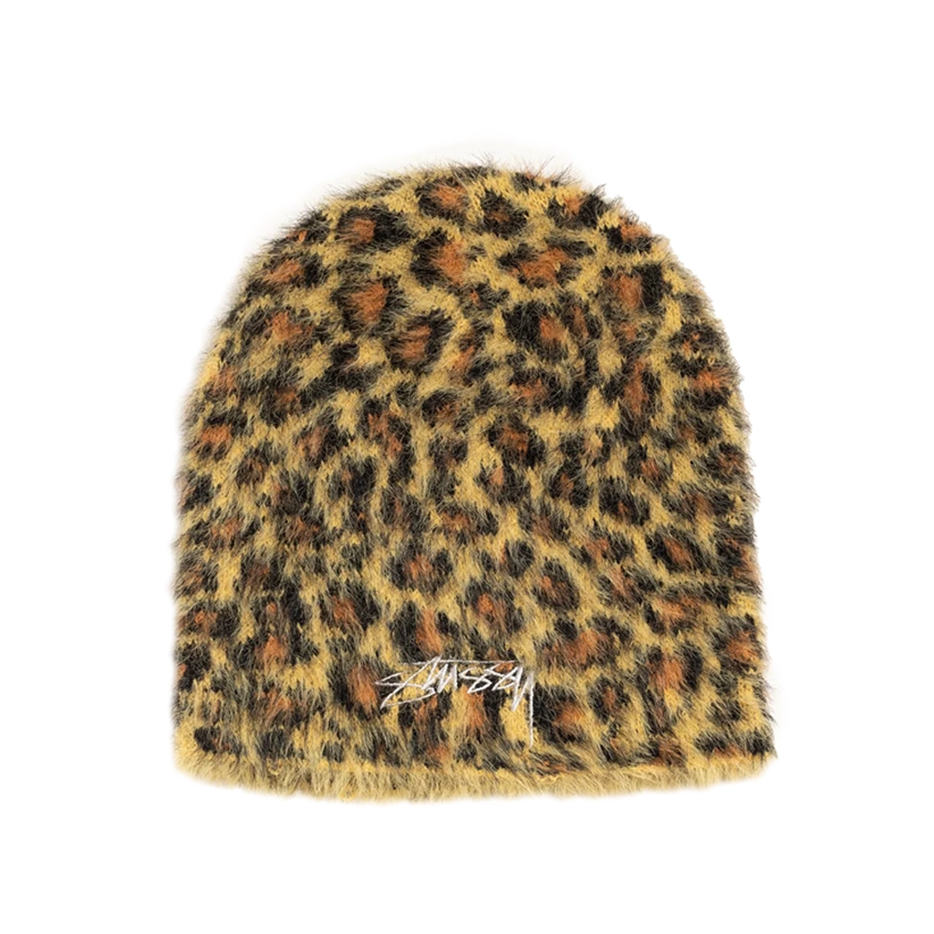 即完売商品 stussy SKULLCAP LEOPARD レオパード　ビーニー Stüssy Skullcap Leopard Pattern Beanie - Brown – No Comply Skateshop