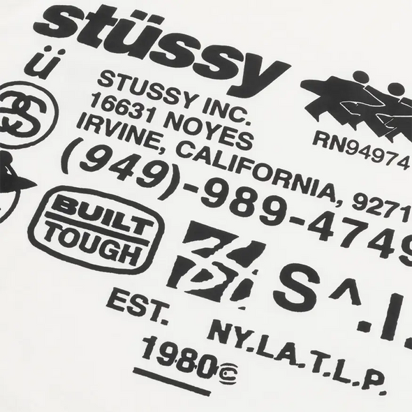 Stüssy DNA Pigment Dyed Tee Shirt - Natural