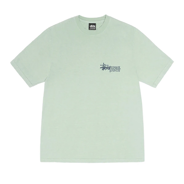 Stüssy Superior Quality Pigment Dyed Tee Shirt - Granite