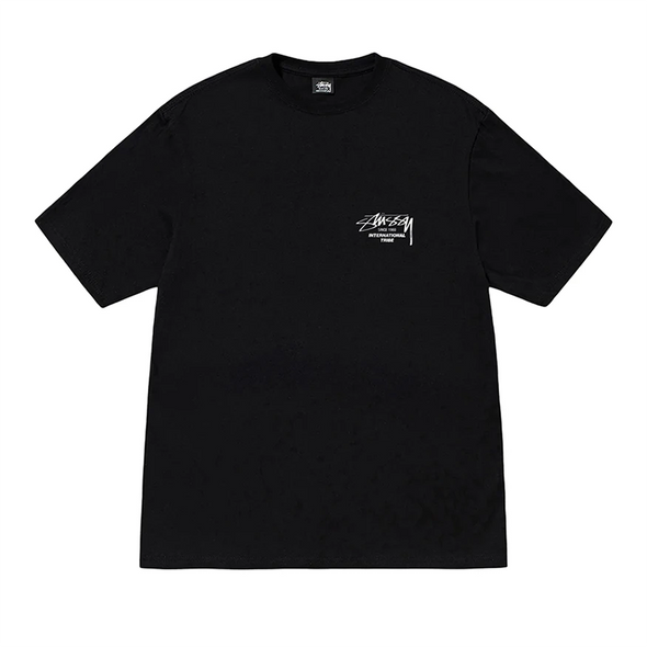 Stüssy Beat Sounds Pigment Dyed Tee Shirt - Black