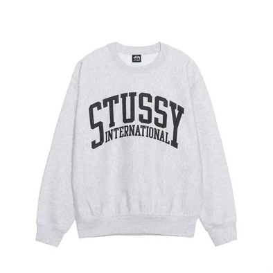 Stüssy International Crewneck Sweatshirt - Ash Heather