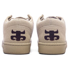 Back view of I-Path Cats Skateboarding Shoe in natural hemp, featuring signature logo and durable cupsole design.