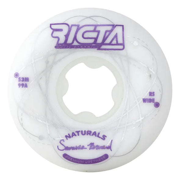 Ricta Brevard Orbital Naturals Wide 99a 53mm Skateboard Wheels