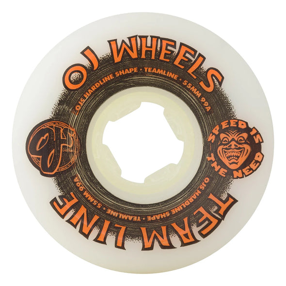 OJ Wheels 55mm Team Line Original Hardline 99a Skateboard Wheels