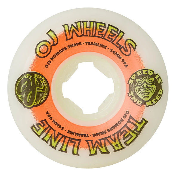 OJ Wheels Team Line Original Nomads 99a Skateboard Wheels