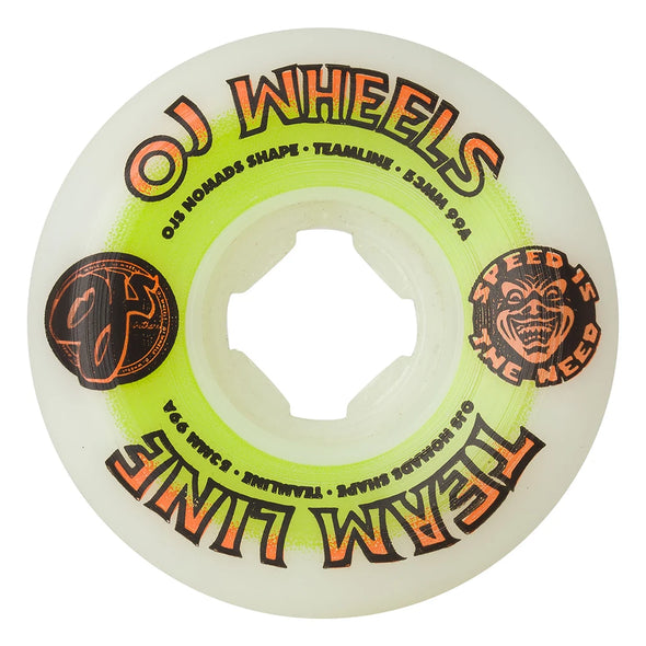 OJ Wheels Team Line Original Nomads 99a Skateboard Wheels