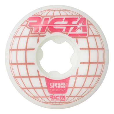 Ricta Mainframe Sparx White 99a Skateboard Wheels