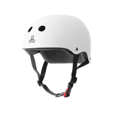 Triple 8 Certified Sweatsaver Skate Helmet - White