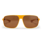 CHPO Brand Anette Sunglasses in mustard with polarized brown lenses, stylish design from Sweden.