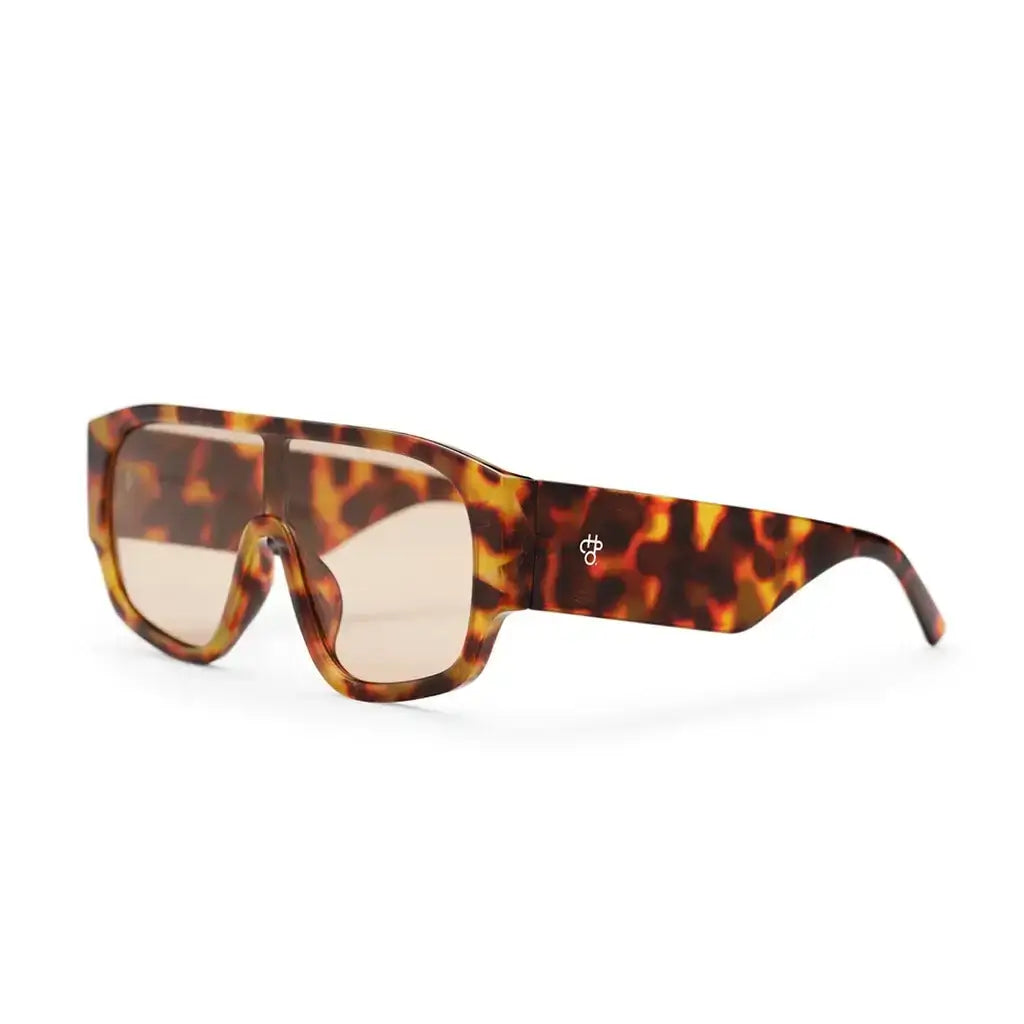 CHPO Brand Prenzlauer Sunglasses in tortoise frame, designed in Sweden from recycled plastic, stylish and eco-friendly.